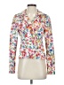 Nina Mclemore Floral White Jacket Size 2 - photo 1
