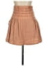 Wilfred 100% Polyester Solid Tan Casual Skirt Size S - photo 1