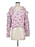LoveShackFancy 100% Cotton Floral Pink Cardigan Size XS - photo 1