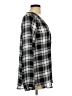 Pleione 100% Polyester Black Long Sleeve Blouse Size L - photo 4