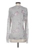 Unbranded Floral Gray Pullover Sweater Size S - photo 2