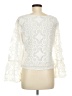 Vince Camuto 100% Polyester Ivory Long Sleeve Blouse Size M - photo 2