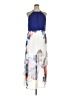 Bisou Bisou 100% Polyester Graphic Blue Casual Dress Size 14 - photo 1