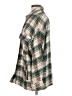 Zara Plaid Green Coat Size M - photo 5