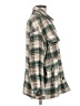 Zara Plaid Green Coat Size M - photo 4