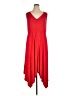 Sangria Solid Red Casual Dress Size XL (estimated) - photo 1