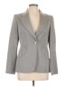 Etcetera Houndstooth Gray Silk Blazer Size 10 - photo 1