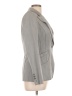 Etcetera Houndstooth Gray Silk Blazer Size 10 - photo 4