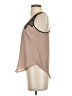 Lush 100% Polyester Tan Sleeveless Blouse Size S - photo 5