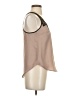 Lush 100% Polyester Tan Sleeveless Blouse Size S - photo 4