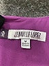 Jennifer Lopez 100% Polyester Purple Sleeveless Blouse Size M - photo 7