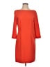 Gianni Bini Solid Orange Casual Dress Size 4 - photo 1