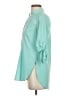 Truth NYC 100% Polyester Teal 3/4 Sleeve Blouse Size S - photo 5