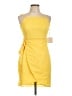 Superdown 100% Polyester Yellow Casual Dress Size L - photo 1
