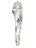Fabletics Print White Yoga Pants Size M - photo 4