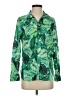 Talbots Tropical Green Long Sleeve Button-Down Shirt Size S - photo 1