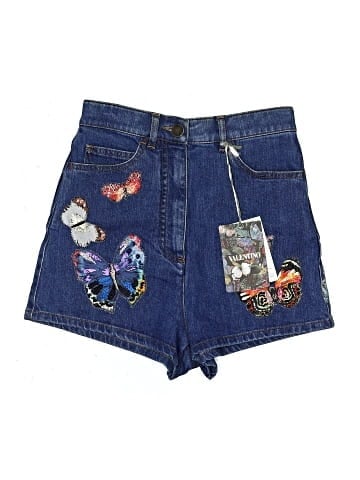 Valentino Denim Shorts (view 1)