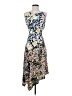 BCBGMAXAZRIA Floral Blue Cocktail Dress Size S - photo 1