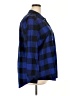 Lane Bryant Plaid Blue Long Sleeve Button-Down Shirt Size 18 - photo 4