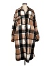 Unbranded Plaid Brown Coat Size M - photo 1