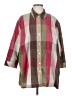 Alia Color Block Brown 3/4 Sleeve Blouse Size 24 waist - photo 1