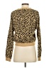 Divided by H&M 100% Acrylic Animal Print Gold Pullover Sweater Size S - photo 2