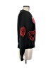 Main Strip Hearts Black Pullover Sweater Size M - photo 4