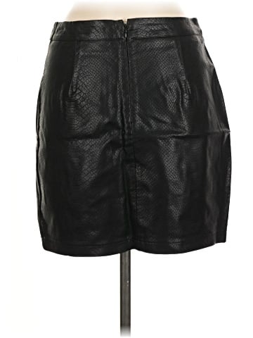 Stella Luce Faux Leather Skirt (view 2)