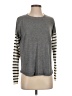 French Connection Stripes Gray Pullover Sweater Size S - photo 1