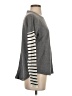 French Connection Stripes Gray Pullover Sweater Size S - photo 4