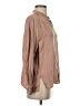 Vince. 100% Silk Tan Long Sleeve Silk Top Size S - photo 4