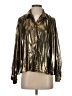 Assorted Brands 100% Polyester Metallic Gold Long Sleeve Blouse Size S - photo 1