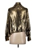 Assorted Brands 100% Polyester Metallic Gold Long Sleeve Blouse Size S - photo 2