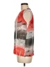 Sushiflower 100% Polyester Red Sleeveless Blouse Size M - photo 5