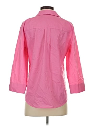 Foxcroft 3/4 Sleeve Button-Down Shirt (view 2)