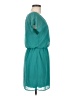 City Triangles 100% Polyester Solid Teal Casual Dress Size M - photo 4