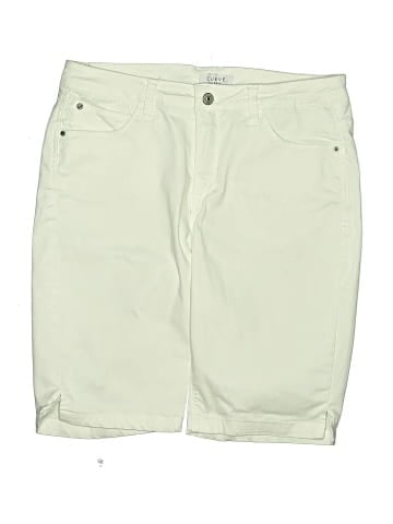 Curve Appeal Khaki Shorts (view 1)