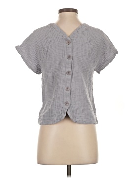 Madewell Lightspun Renwood Button-Back Top (view 2)