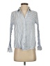 Rails Stripes Blue Long Sleeve Button-Down Shirt Size XS - photo 1