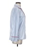 MAISON DU SOIR Blue Long Sleeve Blouse Size S - photo 4
