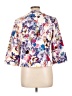 Coldwater Creek Print White Jacket Size 12 - photo 2