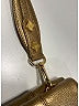 MCM 100% Leather Metallic Gold Leather Shoulder Bag One size - photo 7