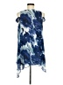 Soft Surroundings 100% Polyester Blue Sleeveless Blouse Size M - photo 2