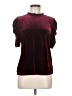 CeCe Burgundy Short Sleeve Top Size M - photo 1