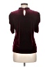 CeCe Burgundy Short Sleeve Top Size M - photo 2