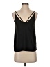 Topshop 100% Polyester Black Sleeveless Top Size 2 - photo 1