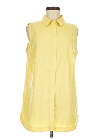 Coldwater Creek Sleeveless Button-Down Shirt (view 1)