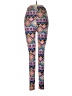 Unbranded Print Blue Leggings One size - photo 1