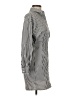 Express Stripes Gray Casual Dress Size XS - photo 4