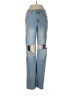 Shein Color Block Blue Jeans Size M (tall) - photo 1
